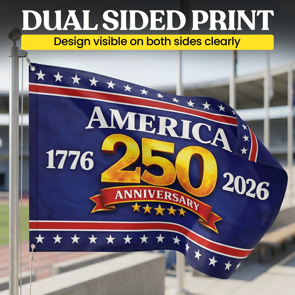 2026 World Cup Welcome Flag 3x5 ft – Double Sided Printed Outdoor Flags with USA, Canada & Mexico Design – Decorative Yard Banner for Soccer Tournament, Lawn, Patio & Sports Fans – Weather Resistant