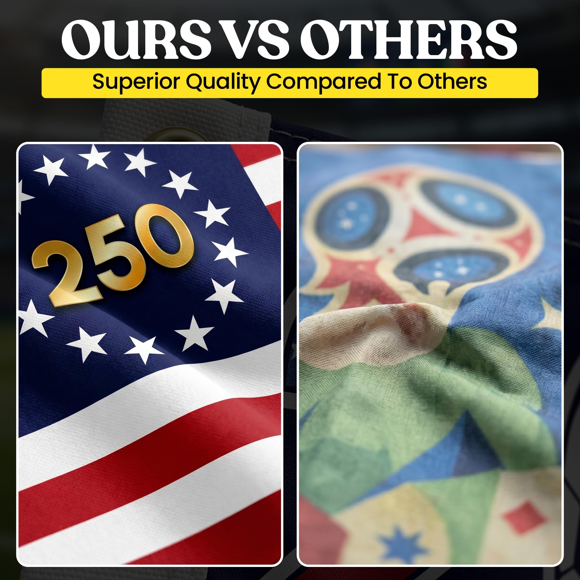 2026 World Cup Welcome Flag 3x5 ft – Double Sided Printed Outdoor Flags with USA, Canada & Mexico Design – Decorative Yard Banner for Soccer Tournament, Lawn, Patio & Sports Fans – Weather Resistant