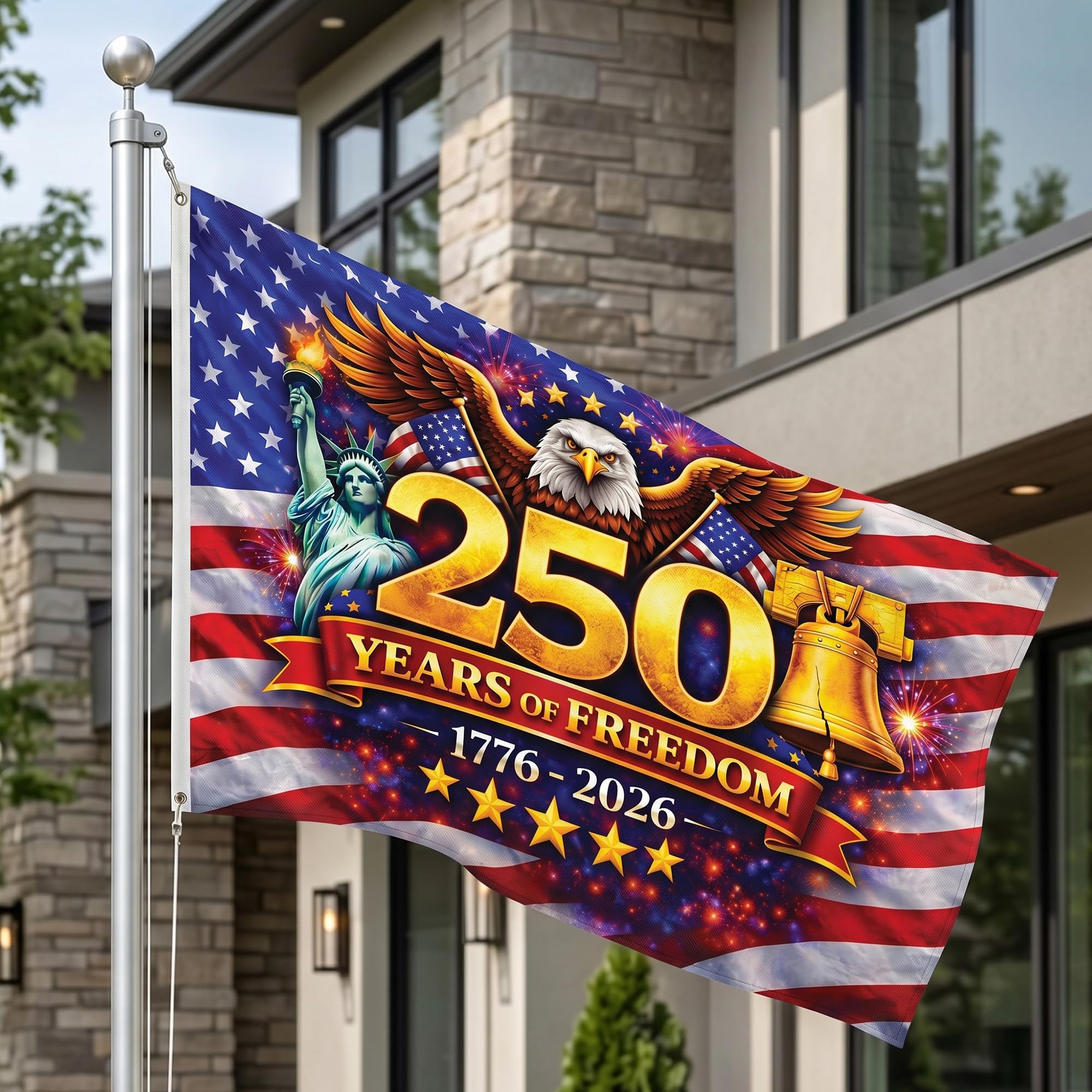 2026 World Cup Welcome Flag 3x5 ft – Double Sided Printed Outdoor Flags with USA, Canada & Mexico Design – Decorative Yard Banner for Soccer Tournament, Lawn, Patio & Sports Fans – Weather Resistant