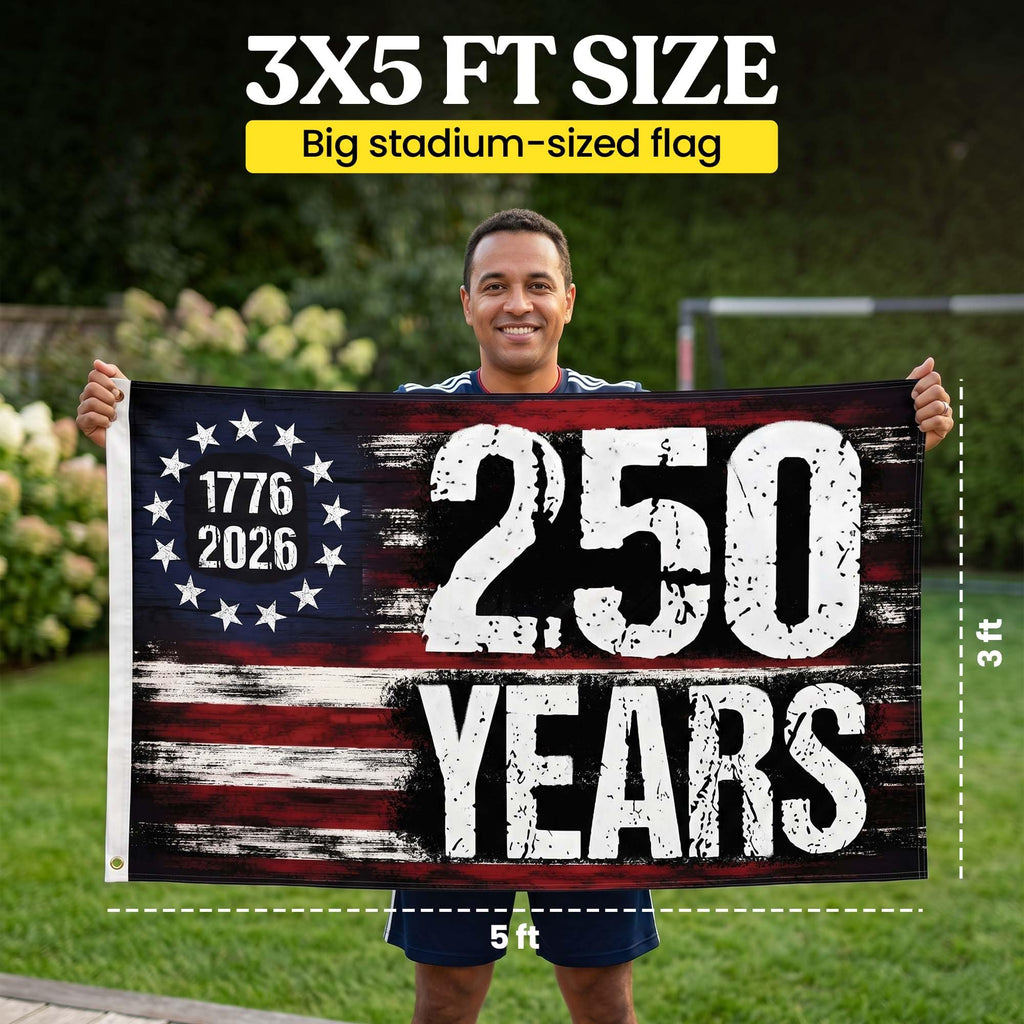 2026 World Cup Welcome Flag 3x5 ft – Double Sided Printed Outdoor Flags with USA, Canada & Mexico Design – Decorative Yard Banner for Soccer Tournament, Lawn, Patio & Sports Fans – Weather Resistant