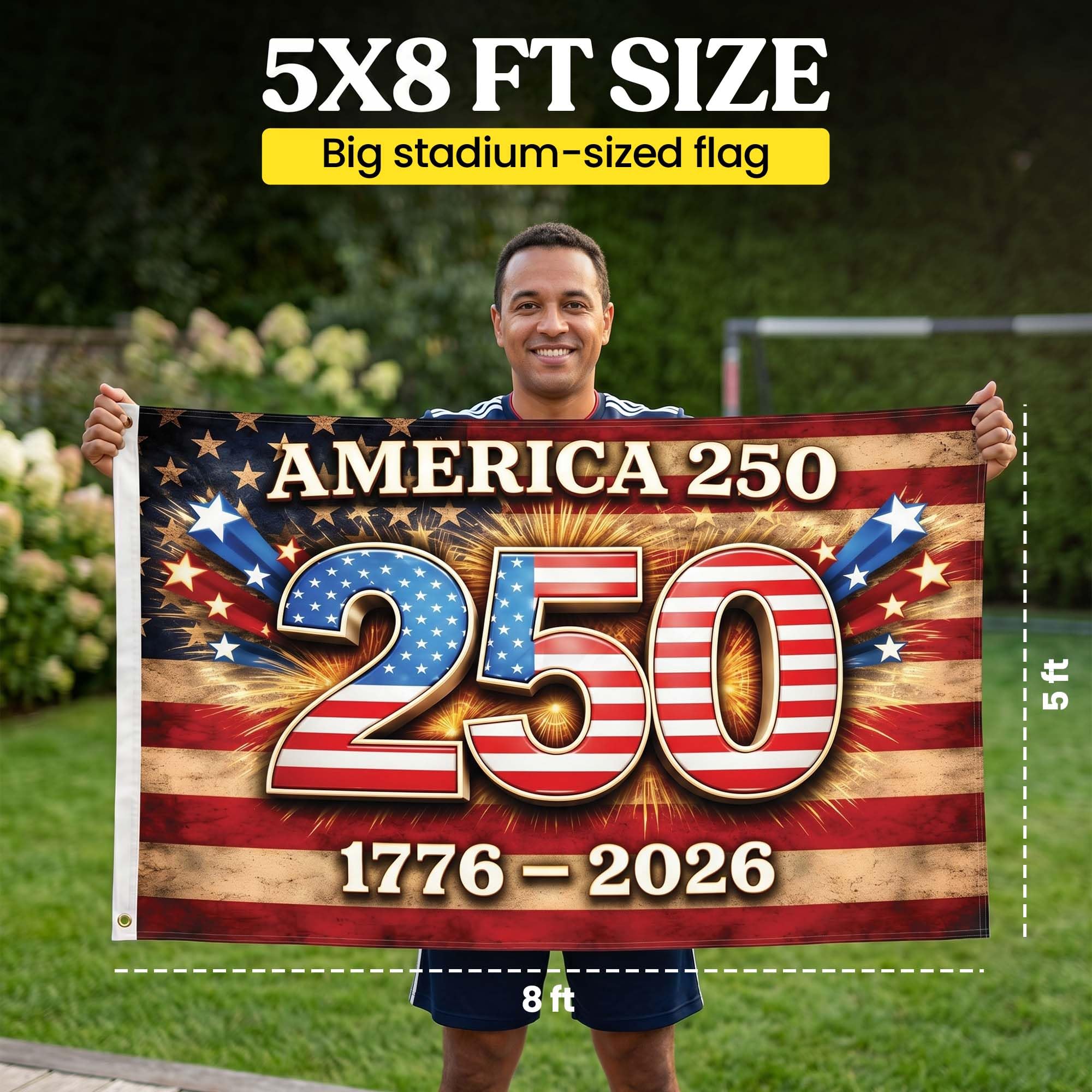 2026 World Cup Welcome Flag 3x5 ft – Double Sided Printed Outdoor Flags with USA, Canada & Mexico Design – Decorative Yard Banner for Soccer Tournament, Lawn, Patio & Sports Fans – Weather Resistant