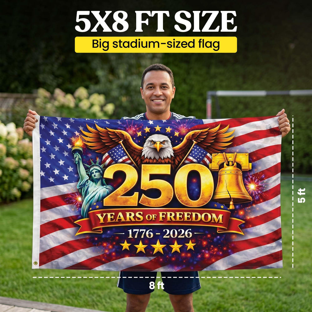 2026 World Cup Welcome Flag 3x5 ft – Double Sided Printed Outdoor Flags with USA, Canada & Mexico Design – Decorative Yard Banner for Soccer Tournament, Lawn, Patio & Sports Fans – Weather Resistant